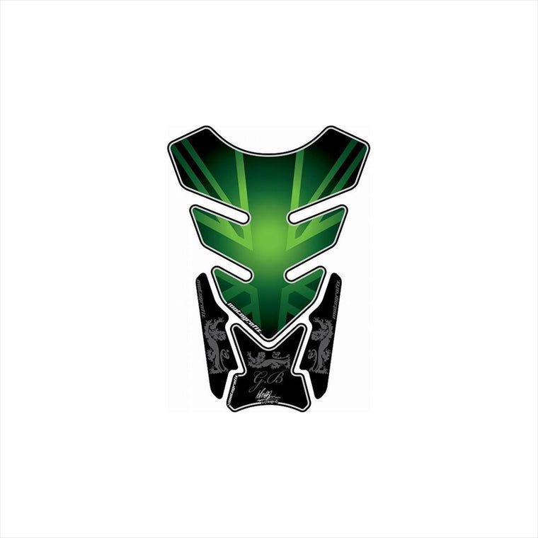 モトグラフィックス｜タンクパッド UNION JACK GRN ｜MT-ST087G