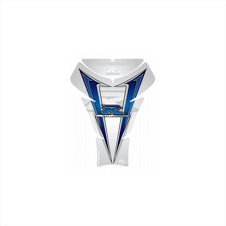 モトグラフィックス｜タンクパッド SLV/WHT ｜MT-TS018SW