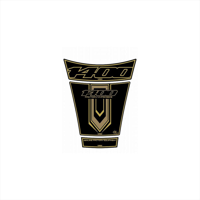 モトグラフィックス｜タンクパッド YEL/BLK ｜MT-TS022KA