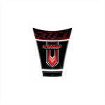 モトグラフィックス｜タンクパッド BLK/RED ｜MT-TS022KR