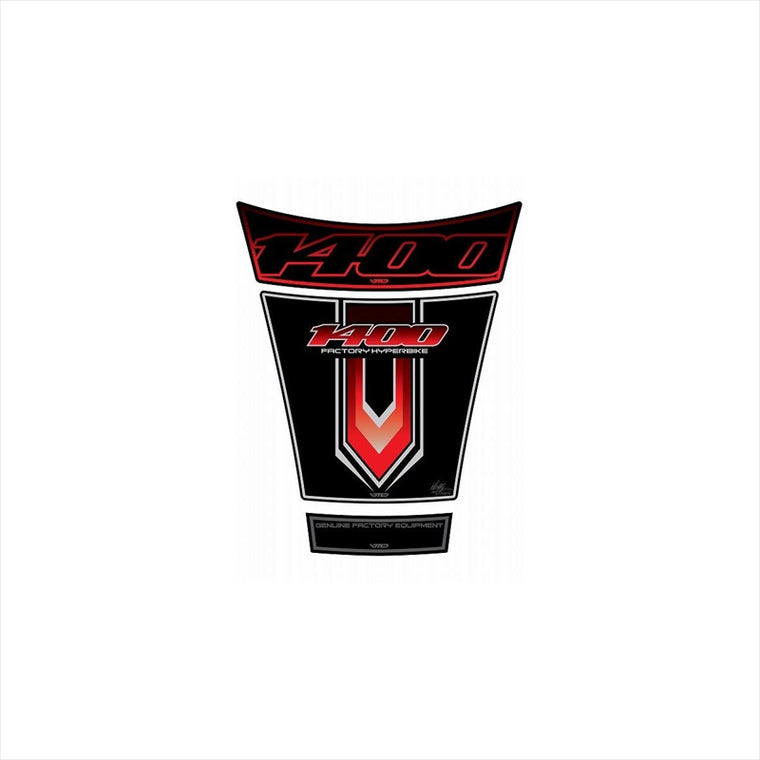 モトグラフィックス｜タンクパッド BLK/RED ｜MT-TS022KR