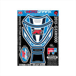モトグラフィックス｜タンクパッド BLU/WHT ｜MT-TS026M