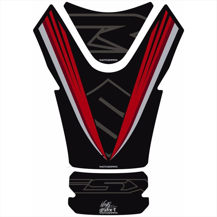 モトグラフィックス｜タンクパッド BLK/RED ｜MT-TS031KR