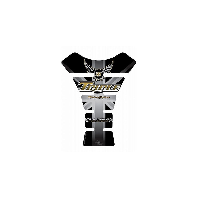 モトグラフィックス｜タンクパッド BLK/SLV ｜MT-TT006U