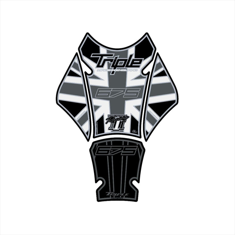 モトグラフィックス｜タンクパッド UNION JACK/GRY ｜MT-TT020MJ