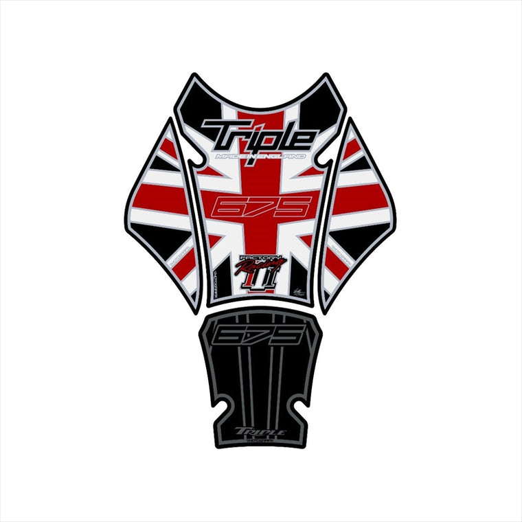 モトグラフィックス｜タンクパッド UNION JACK/RED ｜MT-TT020RJ