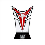 モトグラフィックス｜タンクパッド WHT/RED/BLK ｜MT-TT025WR