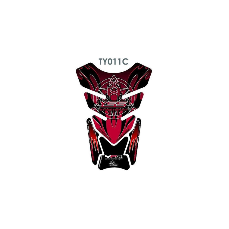 モトグラフィックス｜タンクパッド BLK/RED ｜MT-TY011C