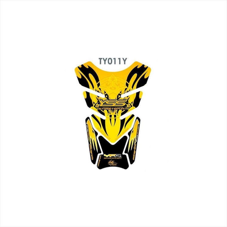 モトグラフィックス｜タンクパッド BLK/YEL ｜MT-TY011Y