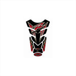 モトグラフィックス｜タンクパッド RED/BLK ｜MT-TY012RK