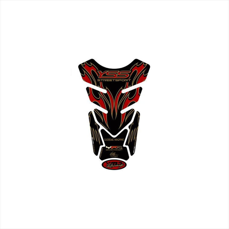 モトグラフィックス｜タンクパッド BLK/RED ｜MT-TY013KR