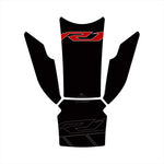 モトグラフィックス｜タンクパッド BLK/RED ｜MT-TY026KR