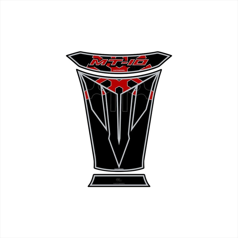 モトグラフィックス｜タンクパッド BLK/RED ｜MT-TY027R