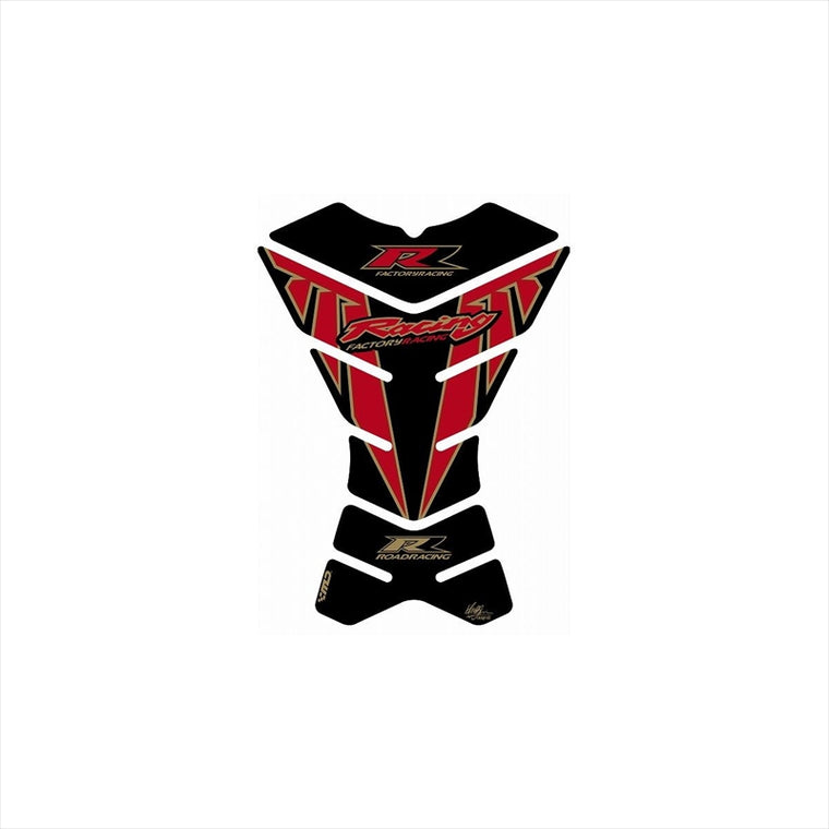 モトグラフィックス｜タンクパッド BLK/RED ｜MT-X3H1R