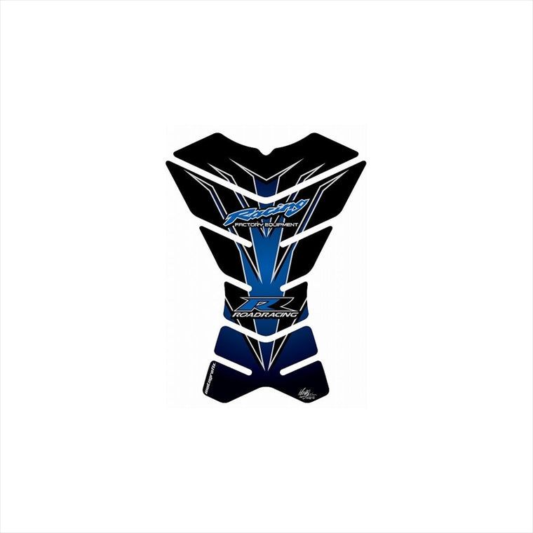 モトグラフィックス｜タンクパッド BLK/BLU ｜MT-X3H2B