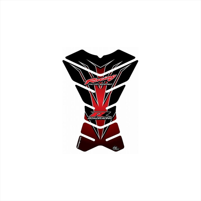 モトグラフィックス｜タンクパッド BLK/RED ｜MT-X3H2R