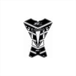 モトグラフィックス｜タンクパッド BLK/SLV ｜MT-X3H3KS