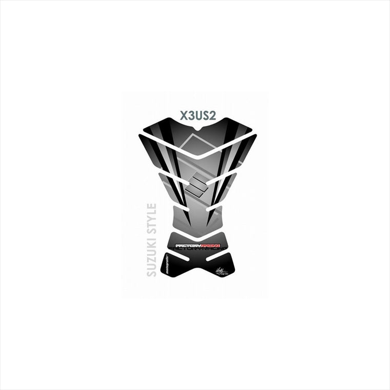 モトグラフィックス｜タンクパッド SLV/BLK ｜MT-X3US2