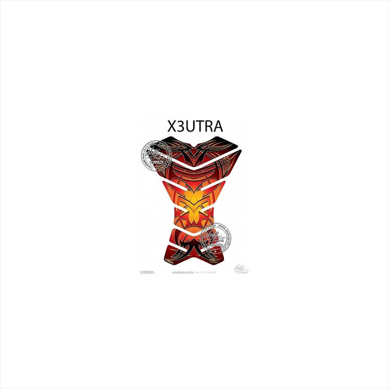 モトグラフィックス｜タンクパッド OR/RED ｜MT-X3UTRA