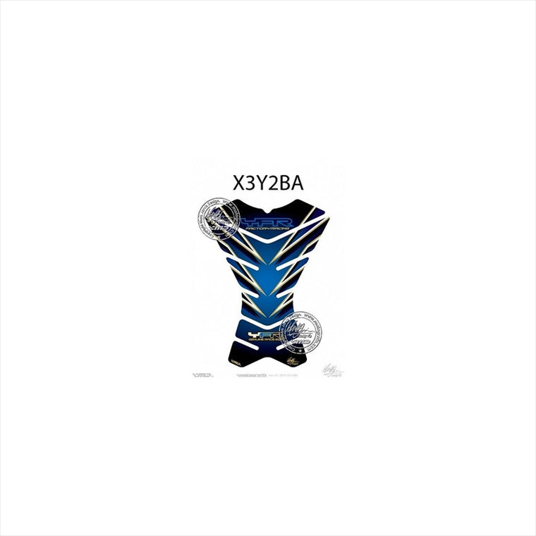 モトグラフィックス｜タンクパッド BLU/BLK ｜MT-X3Y2BA
