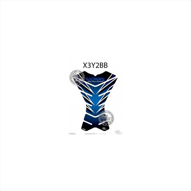 モトグラフィックス｜タンクパッド BLU/BLK ｜MT-X3Y2BB