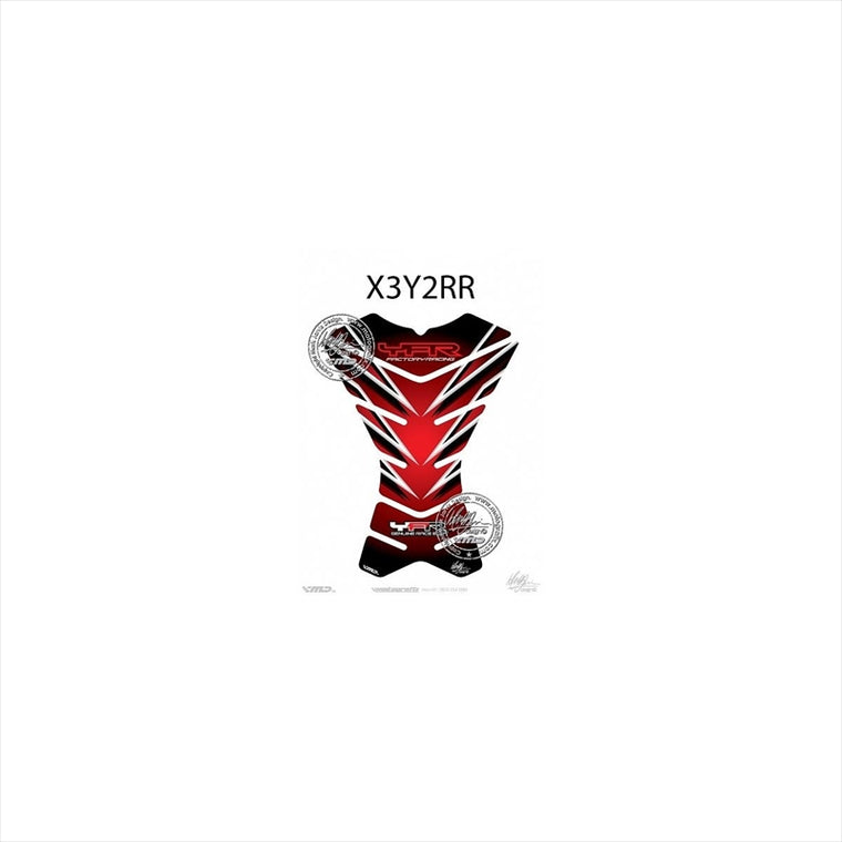 モトグラフィックス｜タンクパッド RED/BLK ｜MT-X3Y2RR