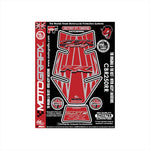 モトグラフィックス｜タンクパッド RED/RED ｜MT-TH027RR