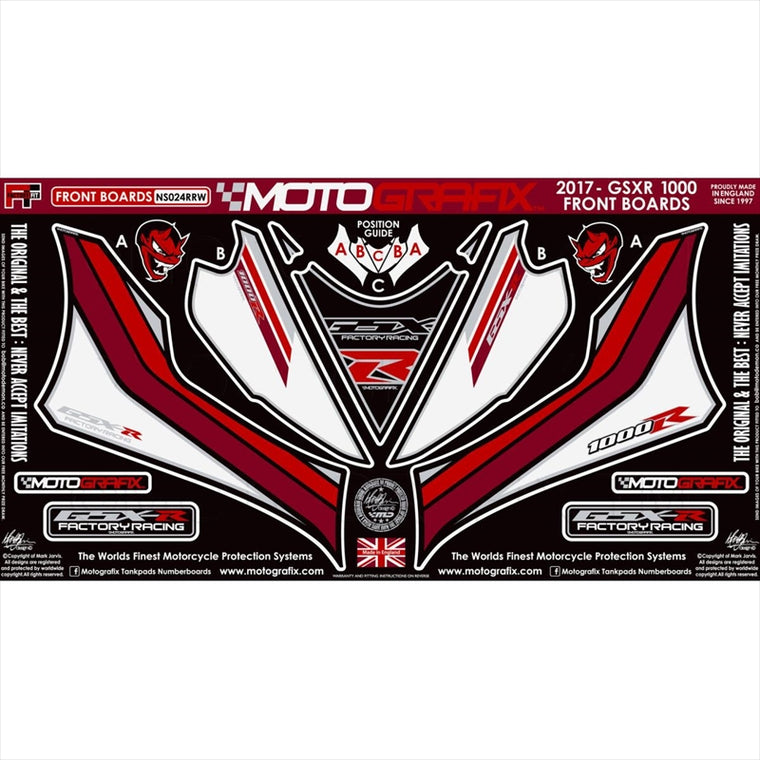 モトグラフィックス｜ボディーパッド FRONT RRW ｜MT-NS024RRW