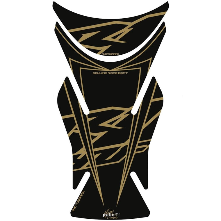モトグラフィックス｜タンクパッド BLK/GLD ｜MT-TY029KA