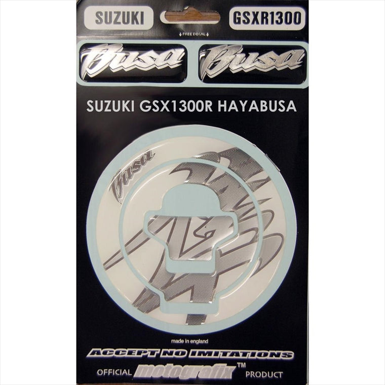 モトグラフィックス｜FUELCAP KIT WHT/SLV ｜MT-GCS005WS