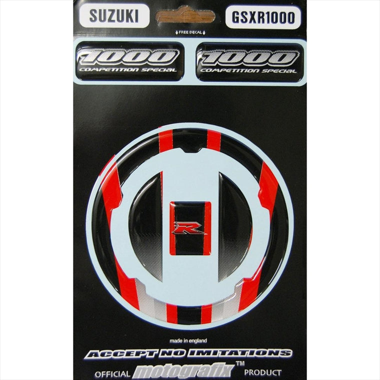 モトグラフィックス｜FUELCAP KIT RED ｜MT-GCS009RED