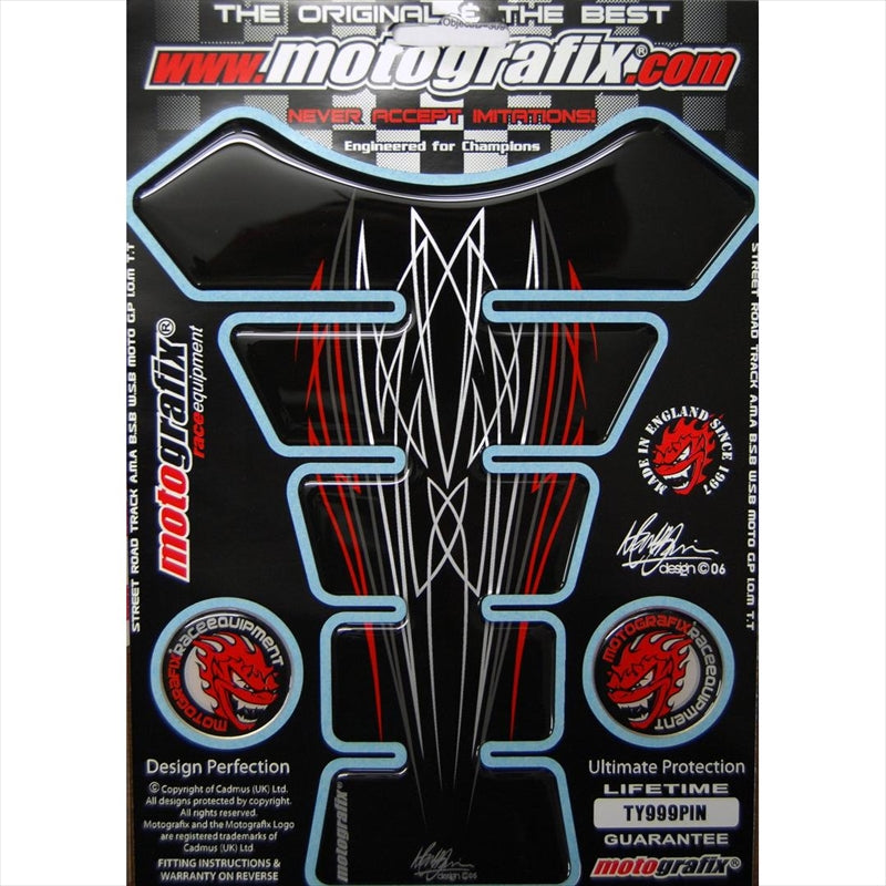 モトグラフィックス タンクパッド BLK/GRY、RED、SLV MT-TY999PIN – は