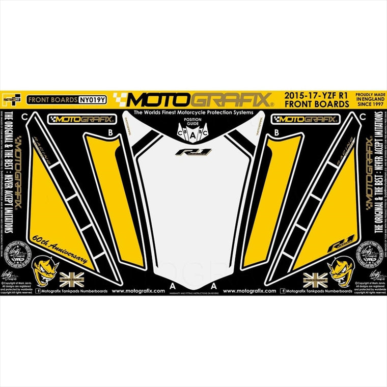 MOTO GRAFIX(モトグラフィックス)ボディパッド YEL MT-NY019Y