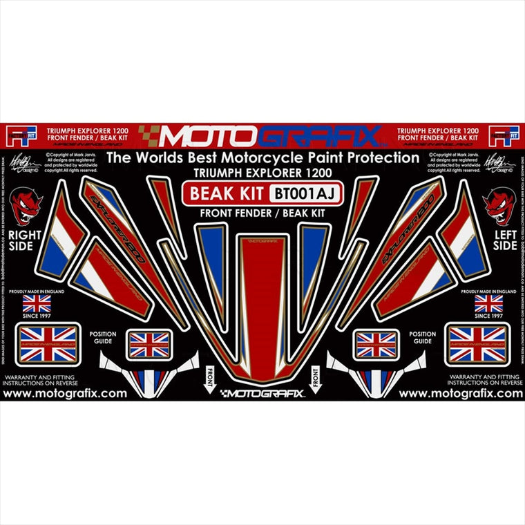 モトグラフィックス｜ボディパッド GLD/UNIONJACK ｜MT-BT001AJ