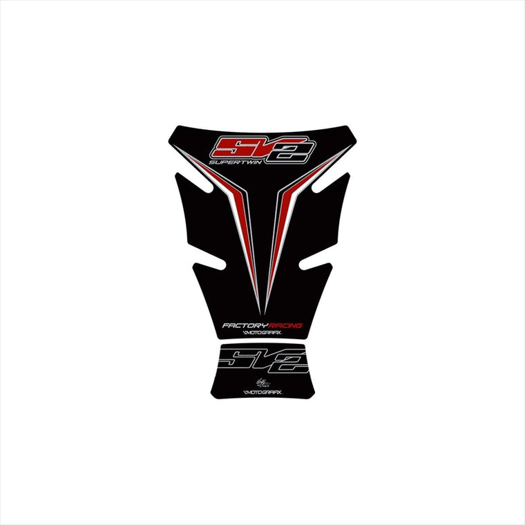 モトグラフィックス｜タンクパッド BLK/RED ｜MT-TS028KR