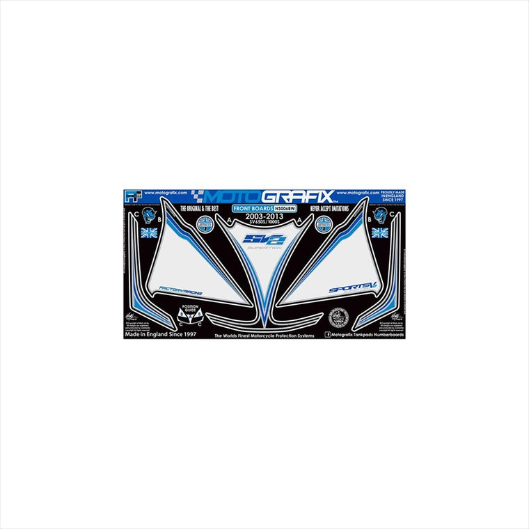 モトグラフィックス｜ボディパッド FRONT BW ｜MT-NS006BW