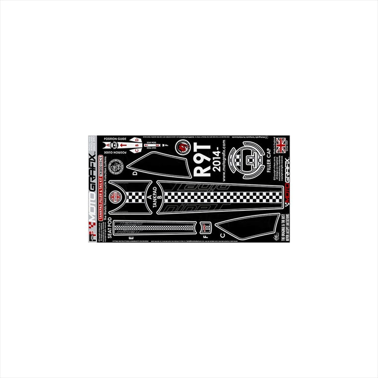 モトグラフィックス｜ボディパッド TANK＆SEAT KIT ｜MT-TKB001KCS