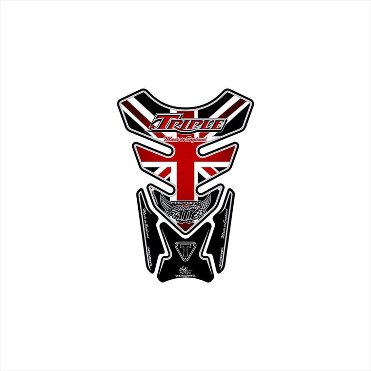 モトグラフィックス｜タンクパッド UNION JACK/BK/RD｜MT-TT012UJKR