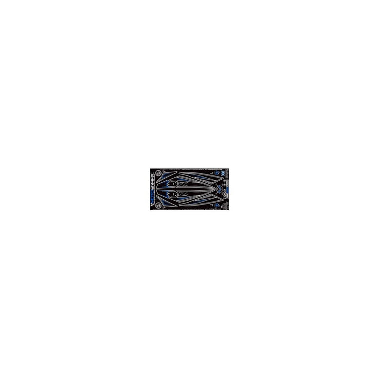 モトグラフィックス｜ボディパッド FRONT BLK/BLU｜MT-NK020KB