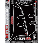 モトグラフィックス｜フロントフェンダーキット BLK/RED ｜MT-YFF004KK