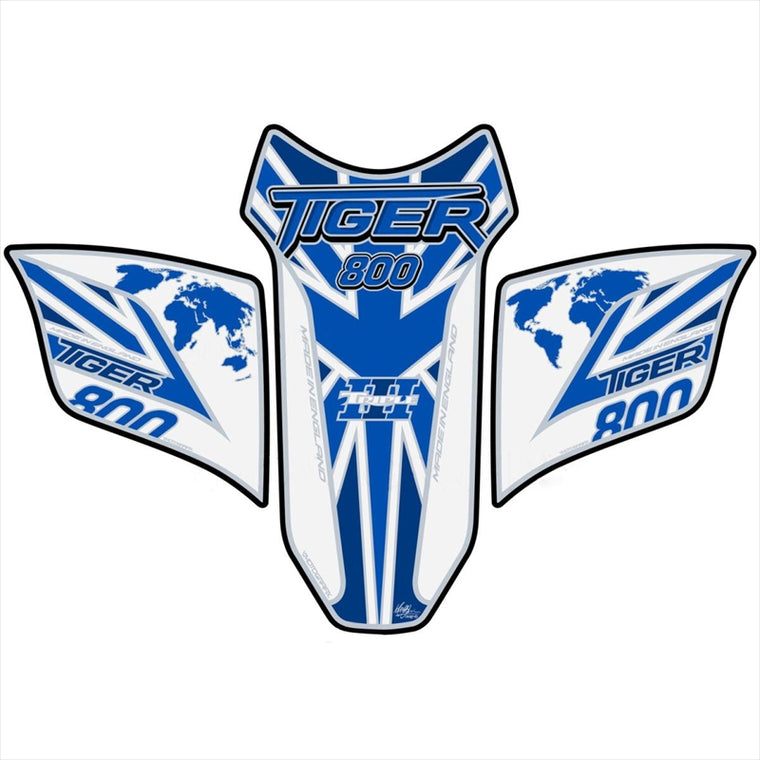 モトグラフィックス｜タンクパッド BLU/WHT ｜MT-TT029BWUJ