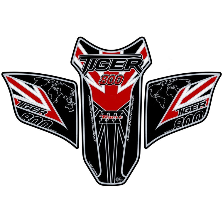 モトグラフィックス｜タンクパッド BLK/RED ｜MT-TT029KRUJ