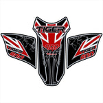 モトグラフィックス｜タンクパッド BLK/RED ｜MT-TT031KRUJ