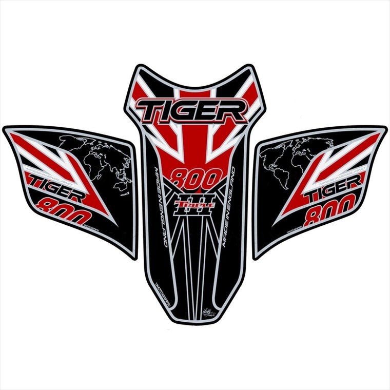 モトグラフィックス｜タンクパッド BLK/RED ｜MT-TT031KRUJ