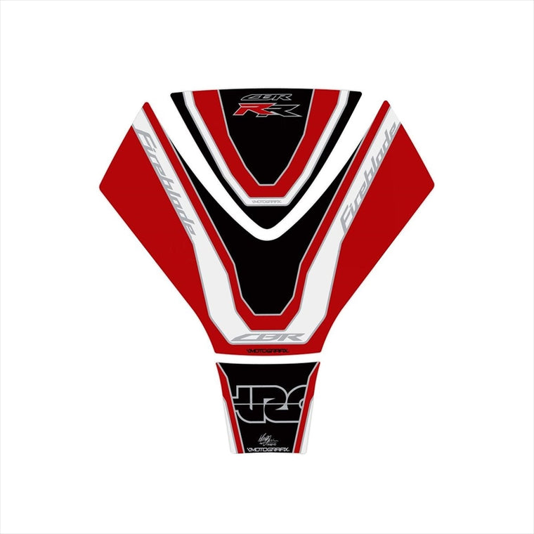 モトグラフィックス｜タンクパッド RED/BLK ｜MT-TH028KRW
