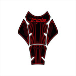 モトグラフィックス｜タンクパッド RED/BLK ｜MT-TT032RK