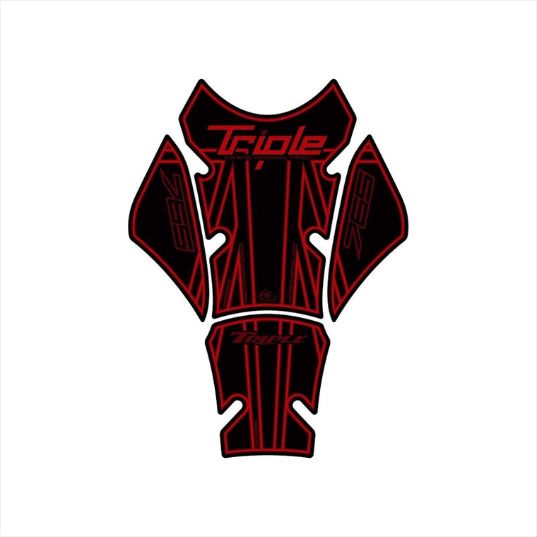 モトグラフィックス｜タンクパッド RED/BLK ｜MT-TT032RK
