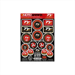 モトグラフィックス｜3D GEL BADGE KIT 16PCS ｜MT-IOMTTOBS17