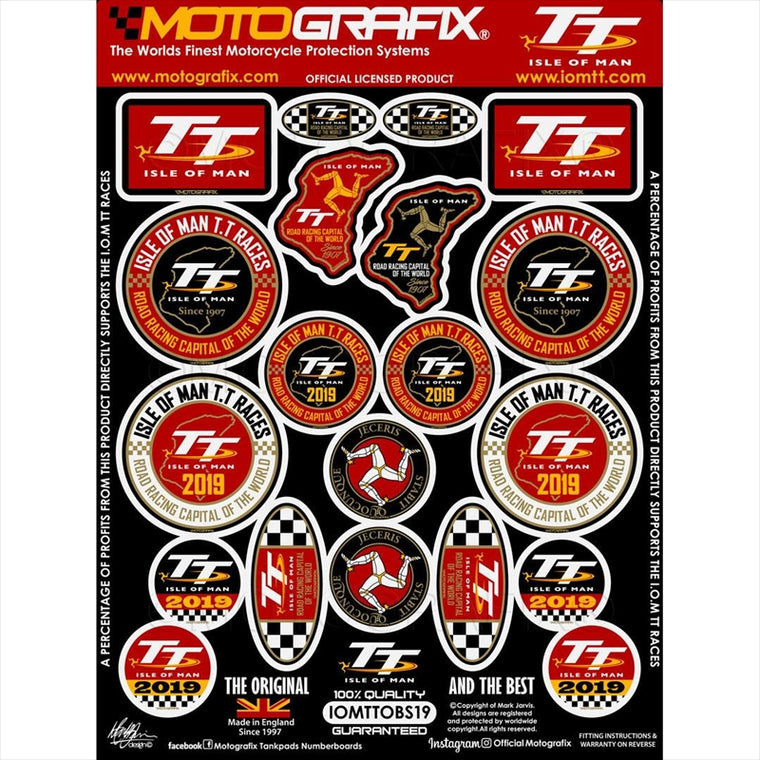 モトグラフィックス｜3D GEL BADGE KIT 20PCS ｜MT-IOMTTOBS19