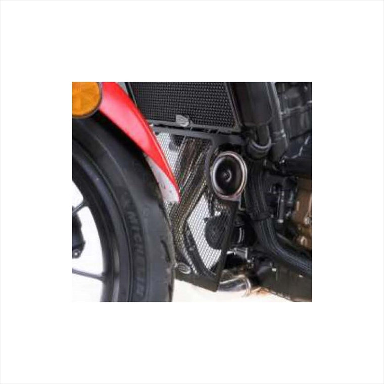 アールアンドジー｜ダウンパイプグリルガード ブラック｜RG-DG0037BK